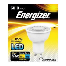 GU10 LED Dæmpbar spot 5,5w 345lumen (50w)